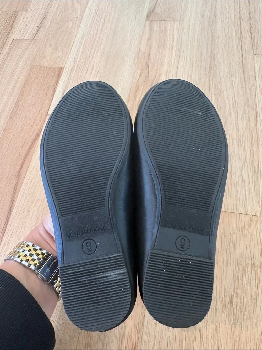 Cat & Jack Black Toddler Bow Flats